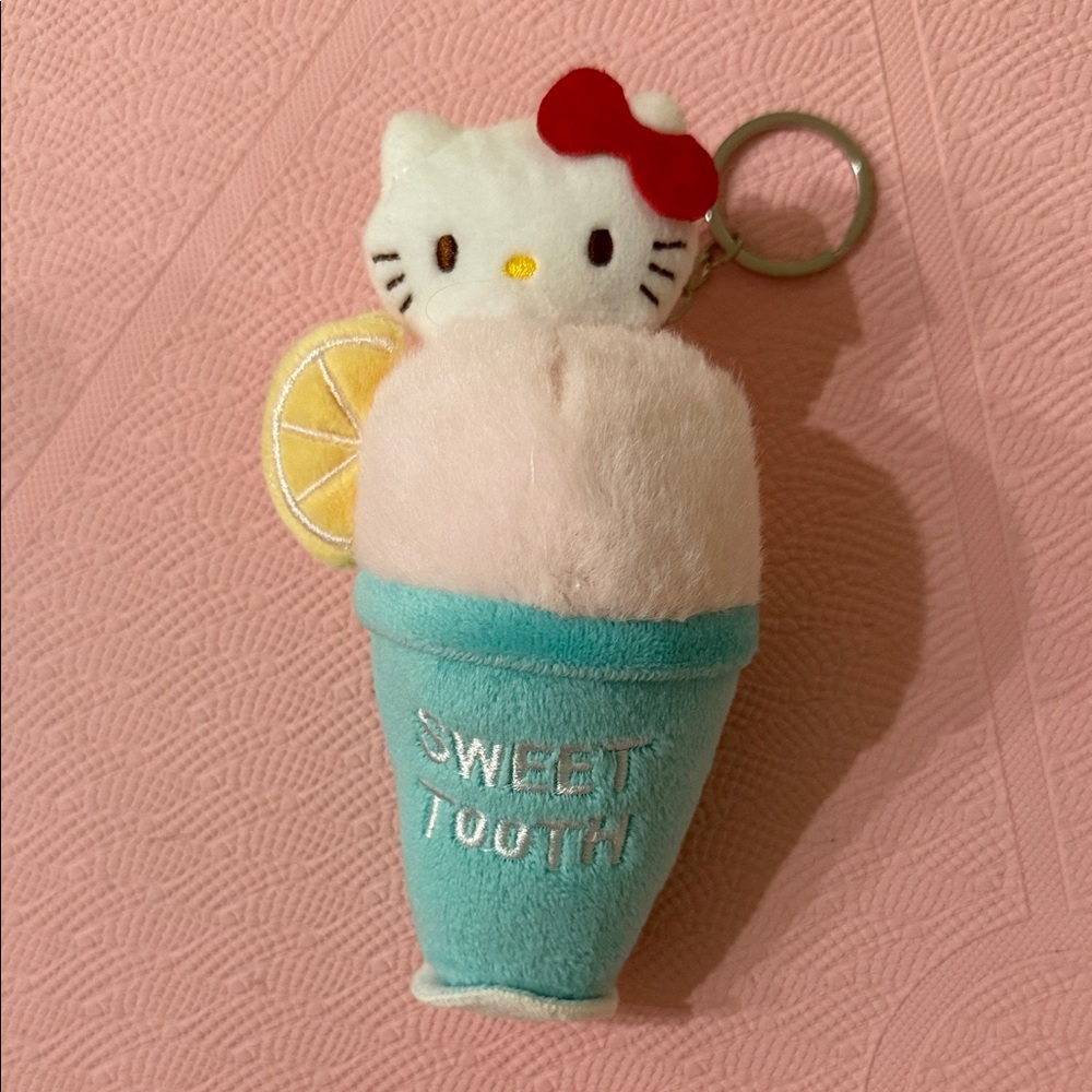 Hello Kitty Ice Cream Keychain